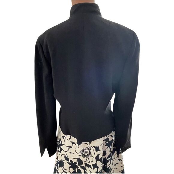 Doncaster Black Formal 💯% Wool Long Sleeve Top/Jacket LARGE - Picture 3 of 10